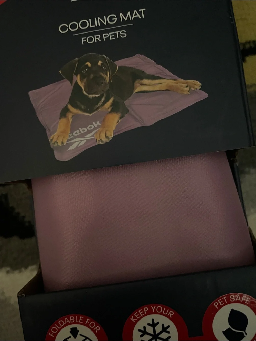 Reebok Cooling Pet Mat - light purple